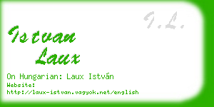 istvan laux business card